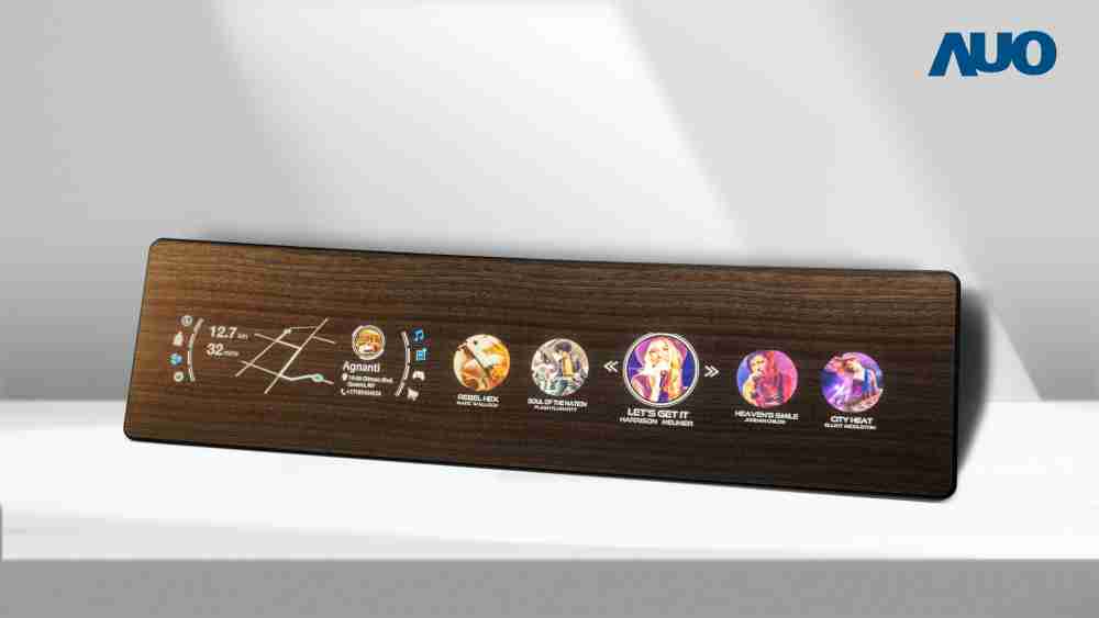 PA直营研发全球最高穿透度达80%的AmLED木纹显示器，，，，可于使用时呈现高亮度、、、、清晰可见的信息，，，，并在不使用时回归为单纯的饰板，，节能兼具美观